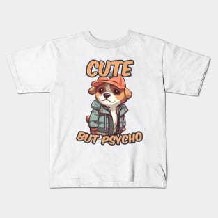 A cute dog wearing street fashion Kids T-Shirt